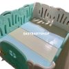 EDUPLAY Fence + Playmat 藍白色圍欄連4接地墊組合 (120x160cm地墊)