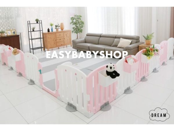 CARAZ Fence + Playmat 70CM(H) (5+1) 6塊圍欄連地墊組合 (70x140cm地墊)