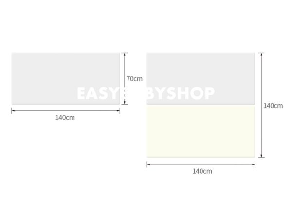 CARAZ Line BabyRoom Fence + Playmat (5+1) 6塊圍欄連地墊組合 (70x140cm地墊)