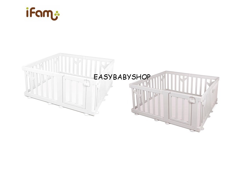 IFam Birch Baby Room + Playmat (7+1) 8塊圍欄連地墊套裝 (140x140cm地墊)