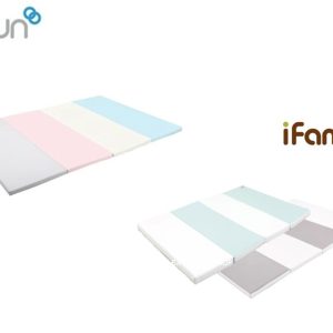 iFam 簡約風圍欄 First Baby Room + Playmat (9+1) 10塊圍欄連地墊組合 (200X140cm地墊)