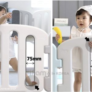 iFam 簡約風圍欄 First Baby Room (9+1) 10塊淨圍欄 (適合200X140cm地墊)