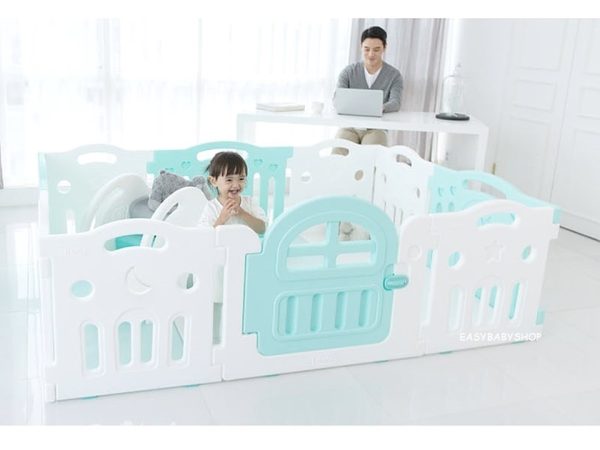 iFam 最高圍欄 Tallest Baby Room + Playmat (9+1) 10塊圍欄連地墊組合 (200X140cm地墊)