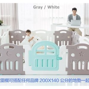 iFam 最高圍欄 Tallest Baby Room + Playmat (9+1) 10塊淨圍欄 (適合200X140cm地墊)