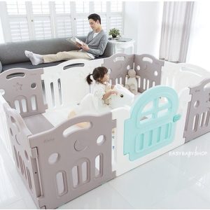 iFam 最高圍欄 Tallest Baby Room + Playmat (9+1) 10塊淨圍欄 (適合200X140cm地墊)