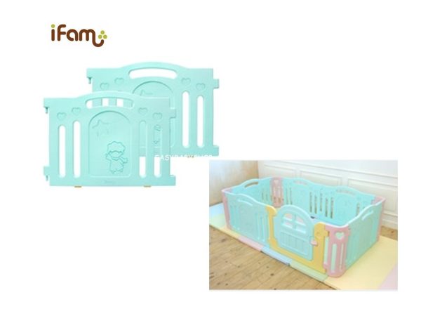 iFam 棉花糖圍欄 Marshmallow Baby Room + Playmat (9+1) 10塊圍欄連地墊組合 (200X115cm地墊)