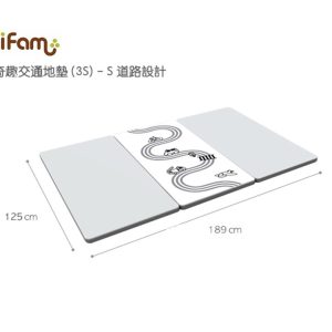 iFam RUUN Mono 3-fold Playmat 交通遊戲地墊