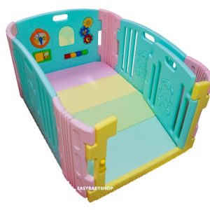 EDUPLAY Happy Baby Room + Playmat 圍欄連4接地墊組合 (128x80cm地墊)