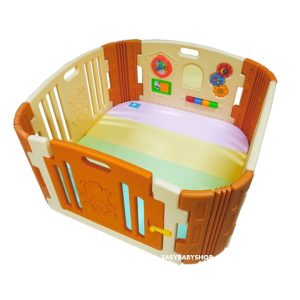 EDUPLAY Happy Baby Room + Playmat 圍欄連4接地墊組合 (108x108cm地墊)