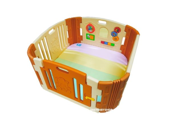 EDUPLAY Happy Baby Room + Playmat 圍欄連4接地墊組合 (108x108cm地墊)