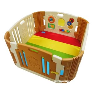 EDUPLAY Happy Baby Room + Playmat 圍欄連4接地墊組合 (108x108cm地墊)