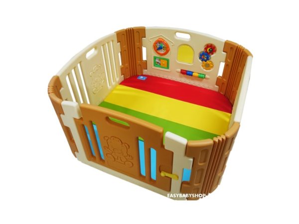 EDUPLAY Happy Baby Room + Playmat 圍欄連4接地墊組合 (108x108cm地墊)