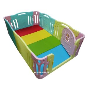 EDUPLAY Azang Azang Baby Room + Playmat 圍欄連4接地墊組合 (208x122cm地墊)