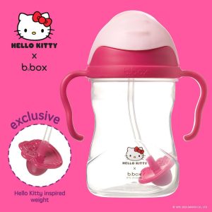 b.box Hello Kitty 防漏吸管學飲杯 Pop Star【香港原裝行貨】