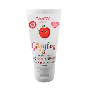 Giggles 瑞士兒童牙膏 蘋果味 1-6歲 (50毫升)