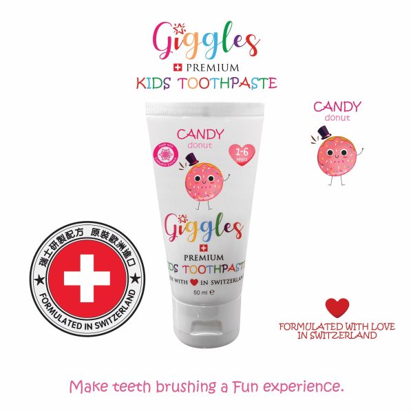 Giggles 瑞士兒童牙膏 冬甩味 1-6歲 (50毫升)