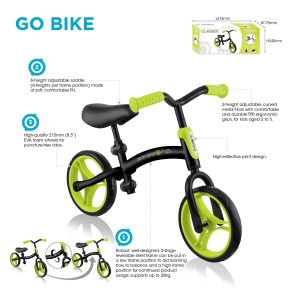 Globber GO BIKE 平衡車 黑/霓虹粉