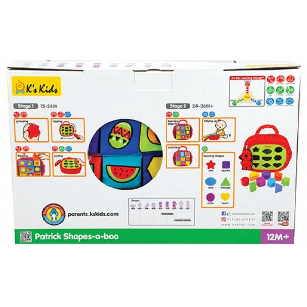 K's Kids Patrick Shapes-a-boo 智趣圖形盒