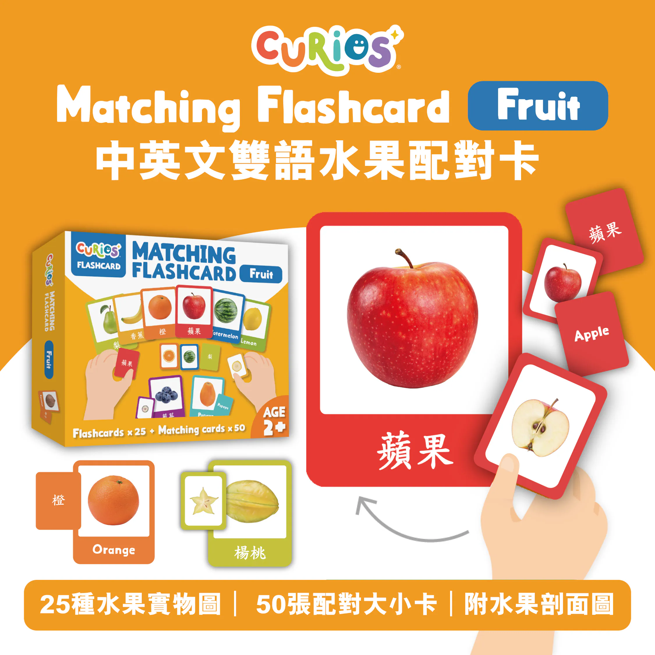 Matching Flashcard-Fruit 1